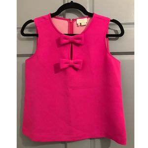Kate Spade Women's Go Fly a Kite Sleeveless Bow Top Pink